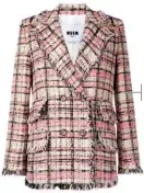  ??  ?? CHECK POINT
Blazer, $1,220, MSGM