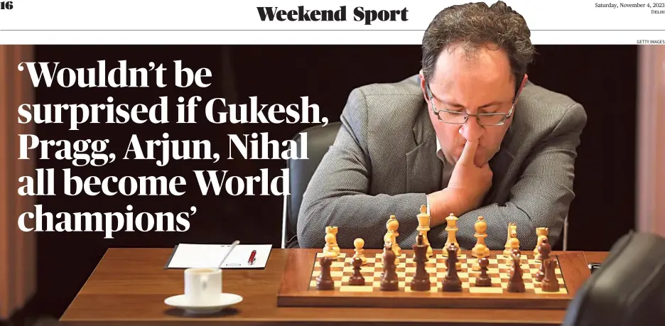 Gukesh, Praggnanandhaa, Arjun, Nihal can all become World champions: Boris  Gelfand - The Hindu