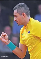  ??  ?? Nick Kyrgios