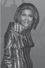  ?? VALERIE MACON/ AFP/ GETTY IMAGES ?? Cicely Tyson attends the 10th Annual Governors Awards gala in Los Angeles in 2018.