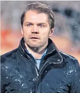  ??  ?? Dundee United boss Robbie Neilson.