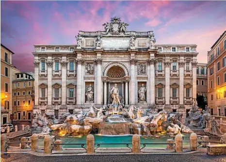  ?? PHOTO: THINKSTOCK ?? Toss a coin or three and make a wish at the Trevi Fountain, one of the most famous and most beautiful fountains in the world.