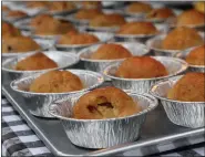  ?? READING EAGLE ?? Apple dumplings for sale at the Kutztown Folk Festival.