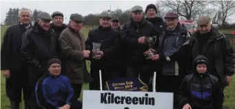  ??  ?? The 2018 running of the Kilcreevin and Ballymote Coursing clubs Gannon Memorial Stake saw Co. Roscommon greyhound ‘Creevy Candy’ owned by Gerard Quigley victorious.