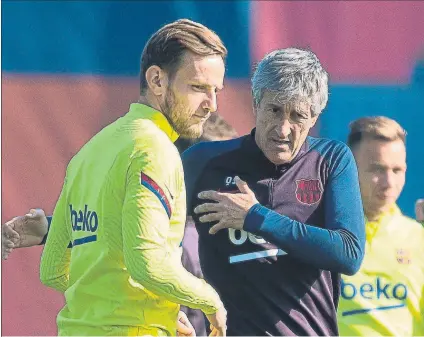  ?? FOTO: PERE PUNTÍ ?? Ivan Rakitic no disfruta de la continuida­d de otros años y ha visto rebajada su aportación a un papel más bien secundario