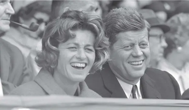  ?? PICTURE: AP ?? 0 Jean Kennedy Smith – pictured with her brother John F Kennedy at a baseball match when he was president – had been the last surviving Kennedy sibling