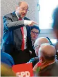  ?? Foto: A. Kaya ?? Martin Schulz sieht Europa von innen und außen bedroht.