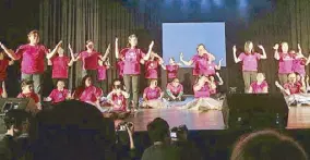  ??  ?? At the Patak concert held at the Ateneo, a performanc­e of The Heart At Play that features children with special needs whom Patrick tirelessly taught dance movement therapy.