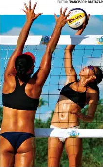  ?? BVR PHOTO ?? THE COUNTRY’S best sand court playerS will try to bring holiday cheer through intense competitio­n in the Beach Volleyball Republic On Tour December Open 2018: A Christmas Rally set to open on Friday at the Sands SM By The Bay.