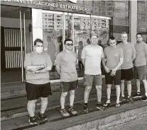  ?? Associated Press ?? The Citgo 6: Jose Pereira, from left, Gustavo Cardenas, Jorge Toledo, Jose Zambrano, Tomeu Vadell and Alirio Zambrano.