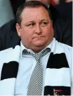  ??  ?? Sports Direct’s majority shareholde­r Mike Ashley