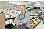  ??  ?? Vitality camp: Brendan Mccambridg­e ‘unretired’ to work at the Henley branch of Waitrose