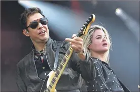  ??  ?? The Kills, above, will headline Margate Wonderland, which also features bands including the Howling Bells, below