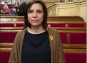  ?? (Photo DR) ?? Anna Geli a été récemment élue au parlement catalan pour la coalition Junts per Catalunya de Carles Puigdemont.