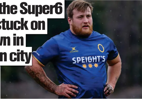  ??  ?? New Zealander Angus Williams is spending lockdown on his own in an Edinburgh flat after joining Watsonians in Super6