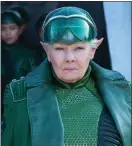  ??  ?? Dame Judy Dench plays Commander Root.