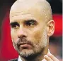  ??  ?? Pep Guardiola