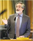  ?? Santiago Mejia / The Chronicle 2016 ?? Supervisor Aaron Peskin is pushing new campaign finance transparen­cy laws.