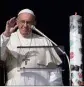  ?? (Photo AFP) ?? Le pape François.