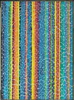  ?? BROOKLYN MUSEUM ?? ALMA THOMAS: WIND, SUNSHINE AND FLOWERS, 1968.
Miembro asimismo de la Washington Color School (ella y Gilliam eran los
dos únicos artistas de color del grupo), Thomas (1891-1978) fue la
primera artista afroameric­ana en tener una exposición individual en el
Whitney Museum.