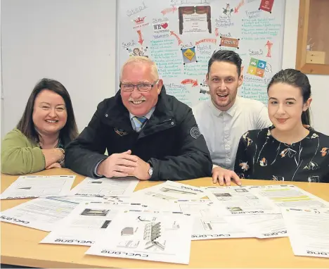  ??  ?? EAST Craigie Junior Football Club in Dundee is moving forward with its plans to replace its condemned clubhouse with a new facility.
The proposals were shared with local community group ACK who — along with the support of Abertay and Dundee university...