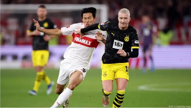  ?? ?? El último enfrentami­ento entre ambos equipos fue en la jornada 11, con 2-1 a favor de los suabos.
Imagen: Adam Pretty/Getty Images