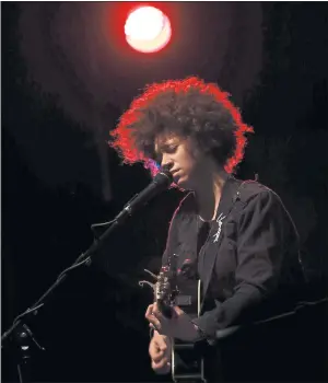  ??  ?? CHASTITY BROWN: American soul singer was performing in Edinburgh. Picture: Stewart Attwood