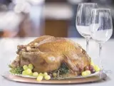  ??  ?? Roasted to perfection: Turkey at Makati Diamond Residences