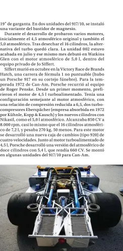  ??  ?? Con intercoole­rs. El motor de la versión que batió el récord de velocidad en Talladega se distingue por sus dos intercoole­rs, que los otros motores no tenían.