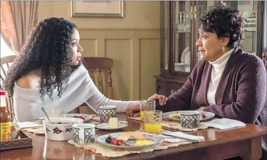  ?? NBC ?? BETH (Susan Kalechi Watson) and “Mama C” (Phylicia Rashad) share a loving moment on this week’s episode of “This Is Us,” which focuses on Beth’s backstory.