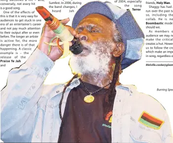  ??  ?? Burning Spear