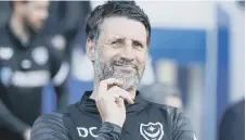  ?? ?? Pompey boss Danny Cowley