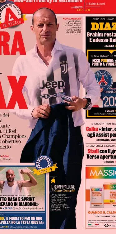  ?? (Foto: Massimilia­no Allegri, 53 anni) ??