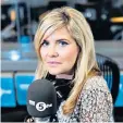  ??  ?? Emma Barnett takes hold of the news agenda R5 Live, 10am