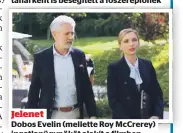  ?? ?? Jelenet
Dobos Evelin (mellette Roy McCrerey) ingatlanüg­ynököt alakít a filmben