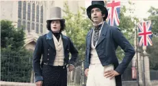 ??  ?? New take: Aneurin Barnard with Dev Patel as David Copperfiel­d