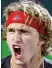  ??  ?? Alexander Zverev