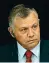  ??  ?? Il re ● Abdullah II bin Al-hussein, 56 anni, figlio di re Hussein, è monarca di Giordania dal febbraio 1999