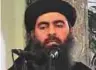  ??  ?? Daesh chief Al Baghdadi ‘confirmed’ killed