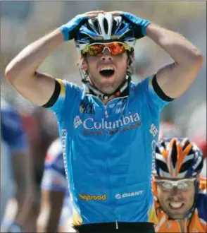  ?? FOTO: LAURENT REBOURS/RITZAU SCANPIX ?? Praecis som han gjorde samme sted i 2008, da han vandt sin første Tour-etape.