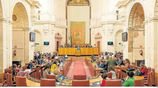  ?? D. S. ?? Pleno en el Parlamento de Andalucía.