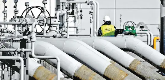  ?? HANNIBAL HANSCHKE/REUTERS ?? Tuberías del gasoducto Nord Stream 1 en Lubmin, Alemania.