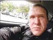  ?? AFP/Getty Images ?? WHITE SUPREMACIS­T Brenton Tarrant is suspected of killing 51 at two New Zealand mosques.