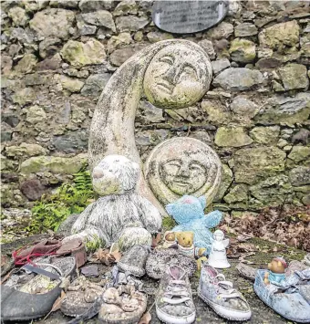  ??  ?? Concerns: An ageing memorial at the Bessboroug­h Mother and Child Home cemetery in Cork