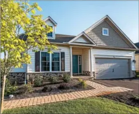  ?? SUBMITTED PHOTOS ?? Located off Route 772 in Gordonvill­e, Leacock Township, the 55-plus community by Berks Homes offers low-maintenanc­e living that gives residents more time to do what they really enjoy — whether it is taking advantage of the community’s clubhouse and...