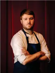  ?? ?? Below: Hubert’s head chef Alexis Besseau.