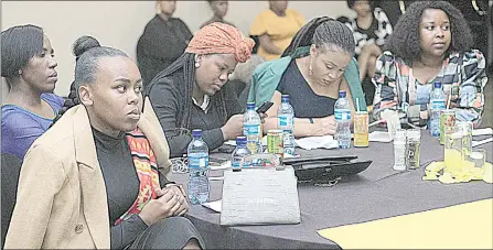  ?? ?? A section of the guests at the gathering listening attentivel­y to the speakers.