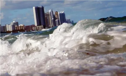  ?? Photograph: Joe Raedle/Getty Images ?? Coastal cities like Miami are among those on the front lines of climate chaos.