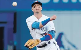  ?? RICK MADONIK
TORONTO STAR FILE PHOTO ?? Troy Tulowitzki says he’ll only resume his major-league career as a shortstop. That won’t happen in Toronto.