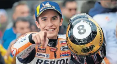  ??  ?? The Making Of Marc Márquez es un documental sobre el piloto español que está disponible en DAZN.